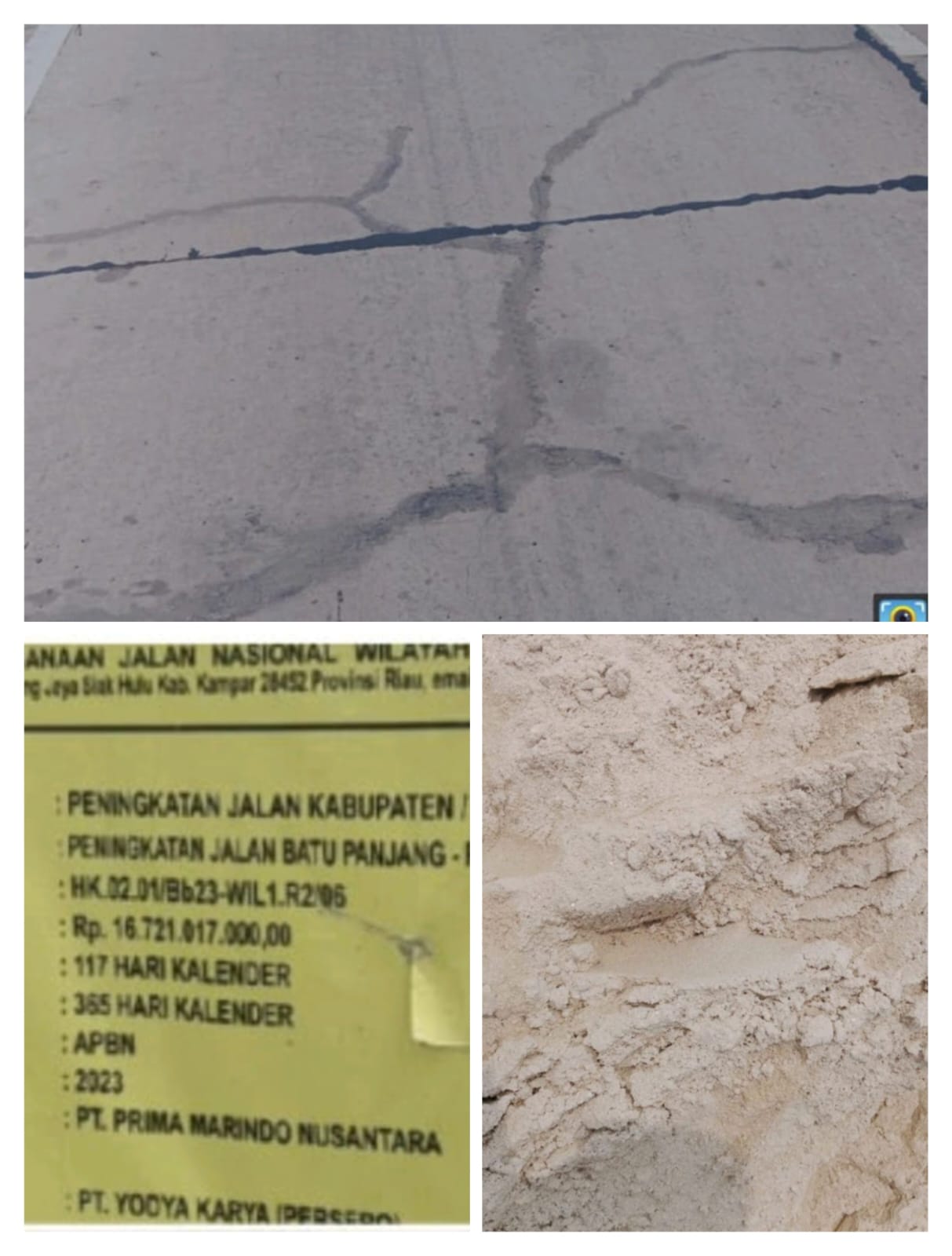 Proyek Jalan lingkar Batu Panjang Pangkalan Nyirih Diduga Gunakan Pasir Laut,APH Wajib Bertindak